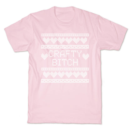 Crafty Bitch Knitting Pattern T-Shirt