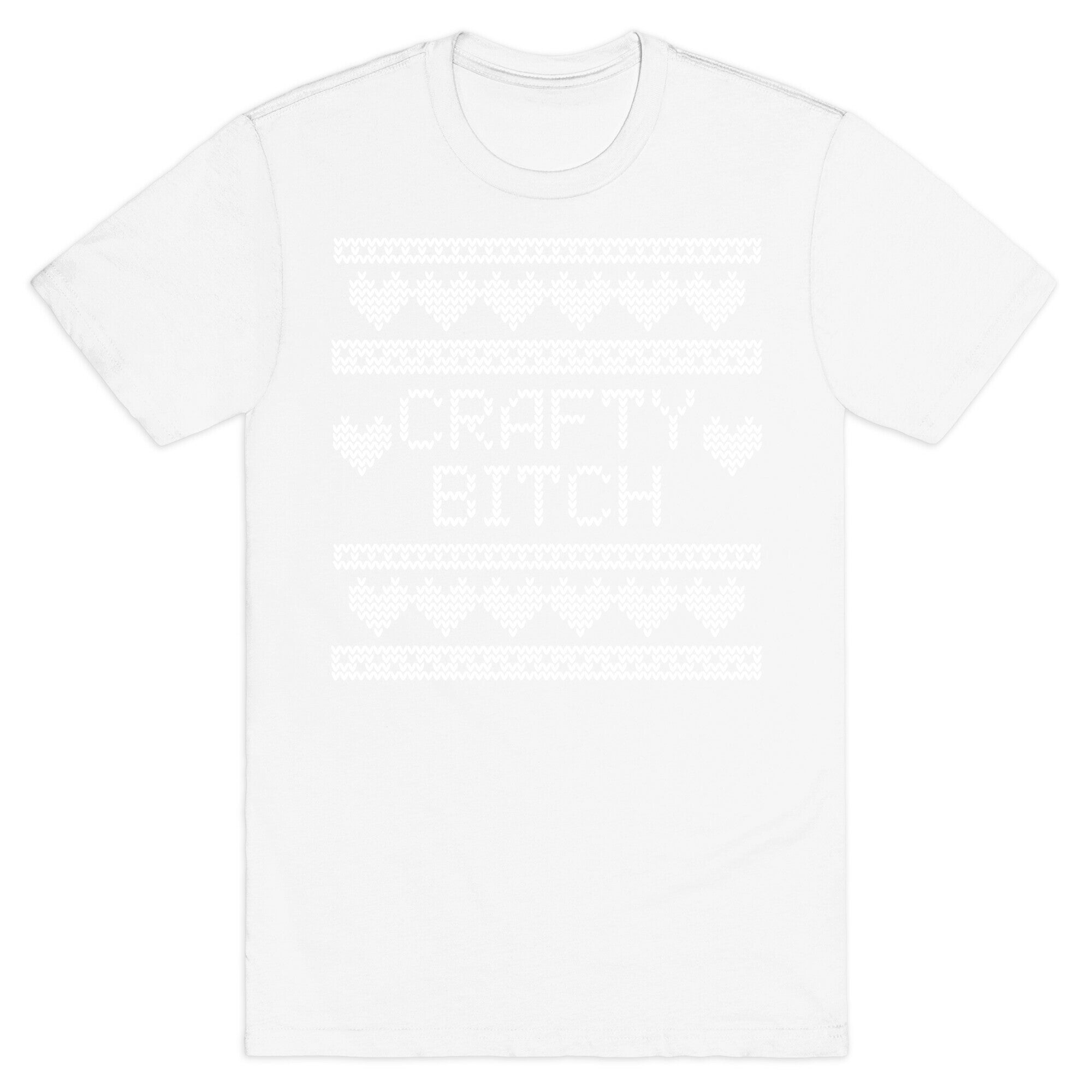 Crafty Bitch Knitting Pattern T-Shirt