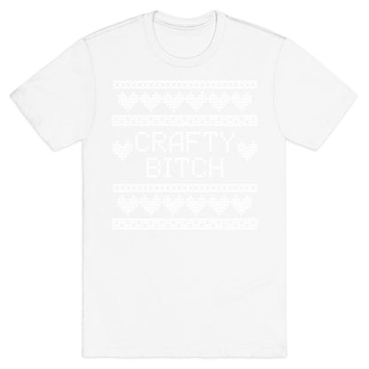 Crafty Bitch Knitting Pattern T-Shirt