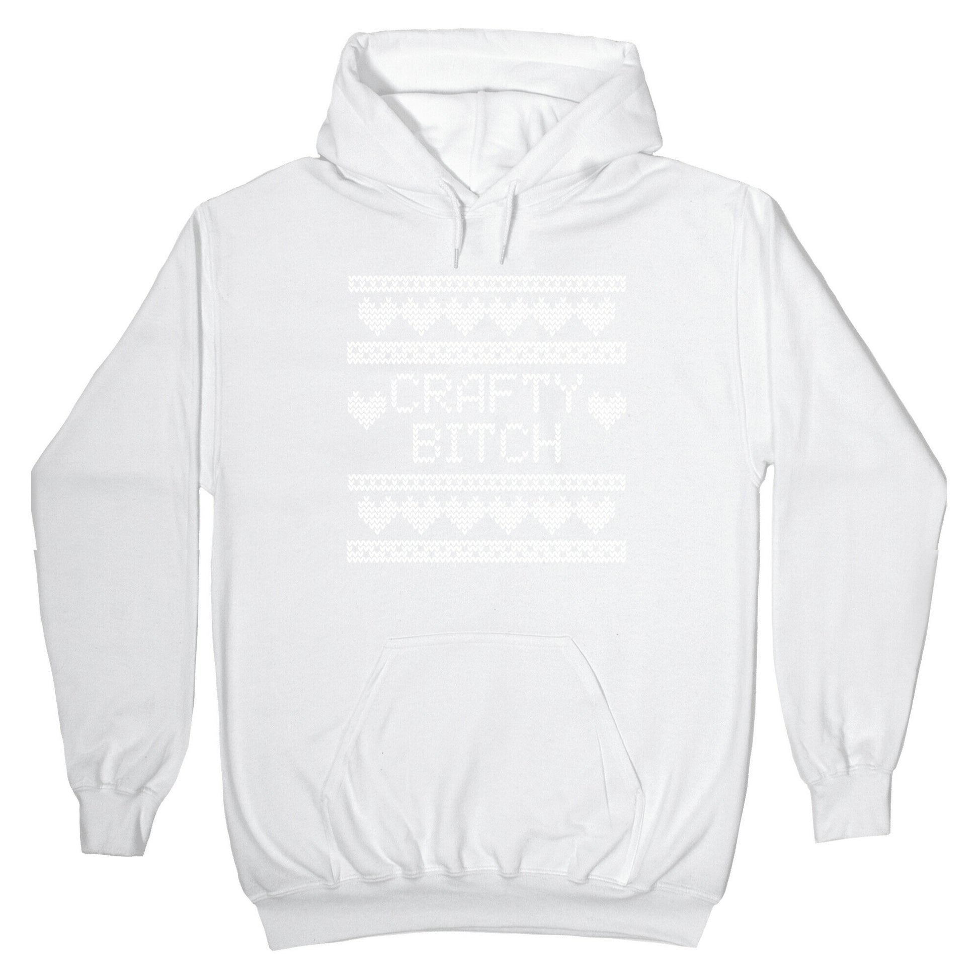 Crafty Bitch Knitting Pattern Hoodie