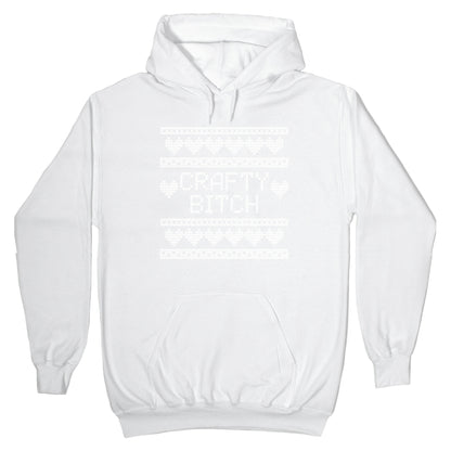 Crafty Bitch Knitting Pattern Hoodie