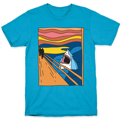 The Shark Scream Unisex Triblend Tee