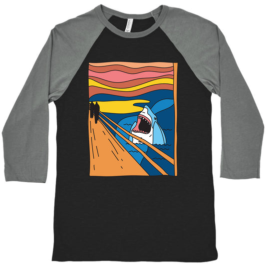 The Shark Scream Baseball Tee