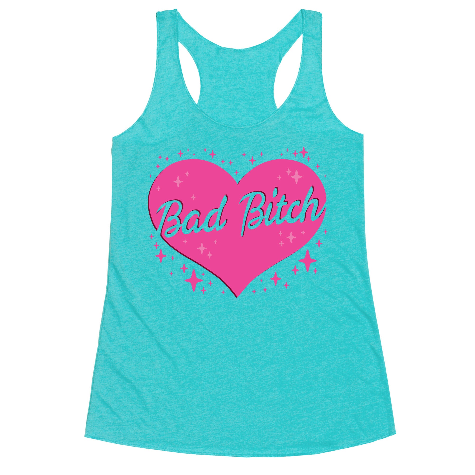 Bad Bitch Barbie Parody Racerback Tank