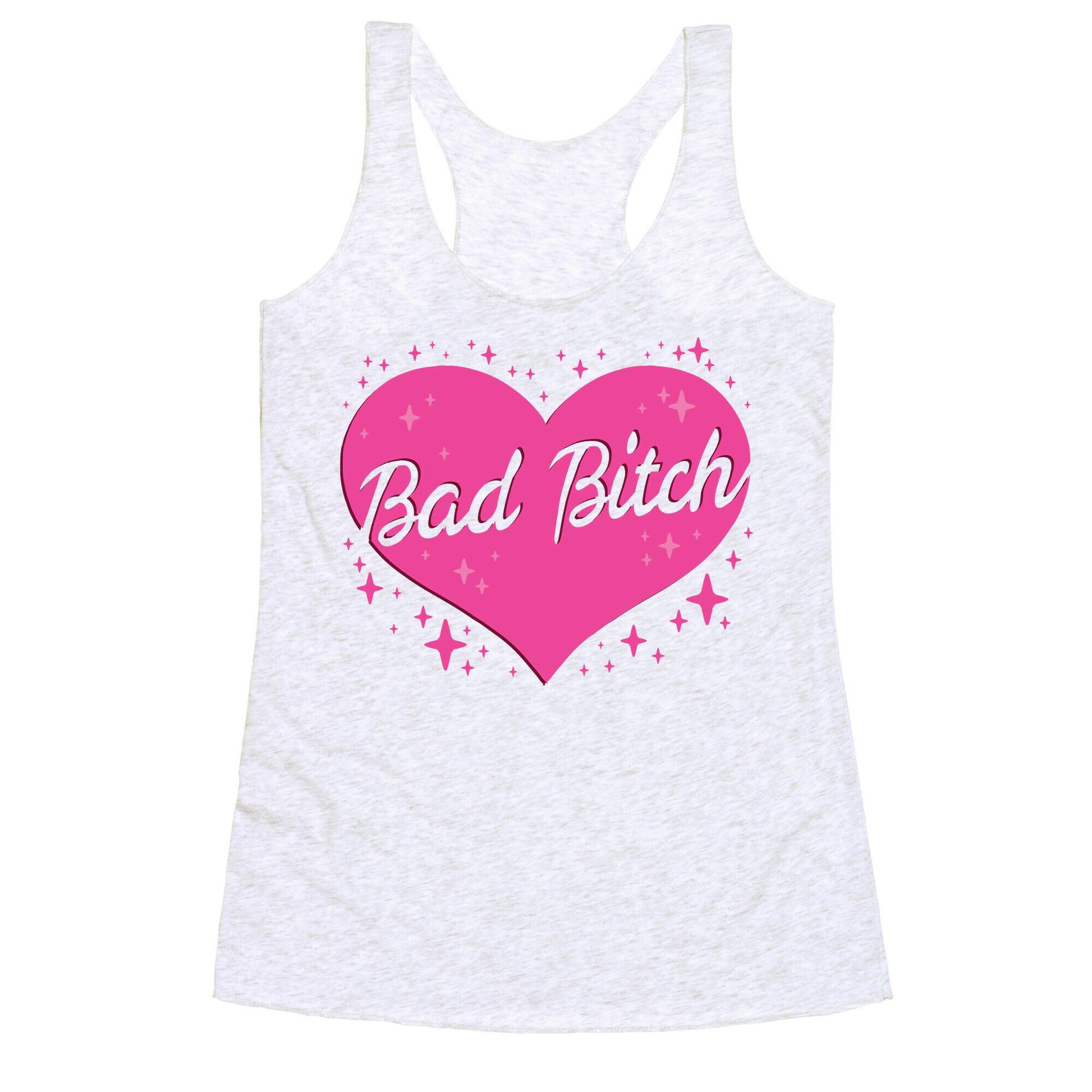 Bad Bitch Barbie Parody Racerback Tank