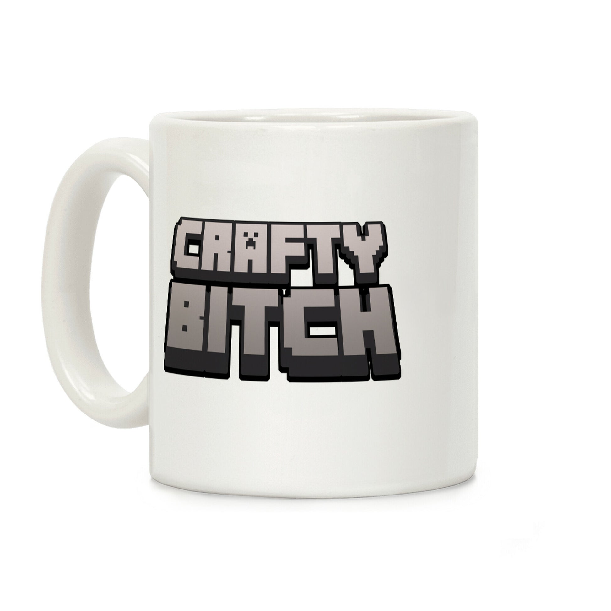 Crafty Bitch Minecraft Parody Coffee Mug