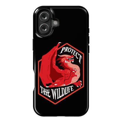 Protect The Wildlife Red Dragon Phone Case