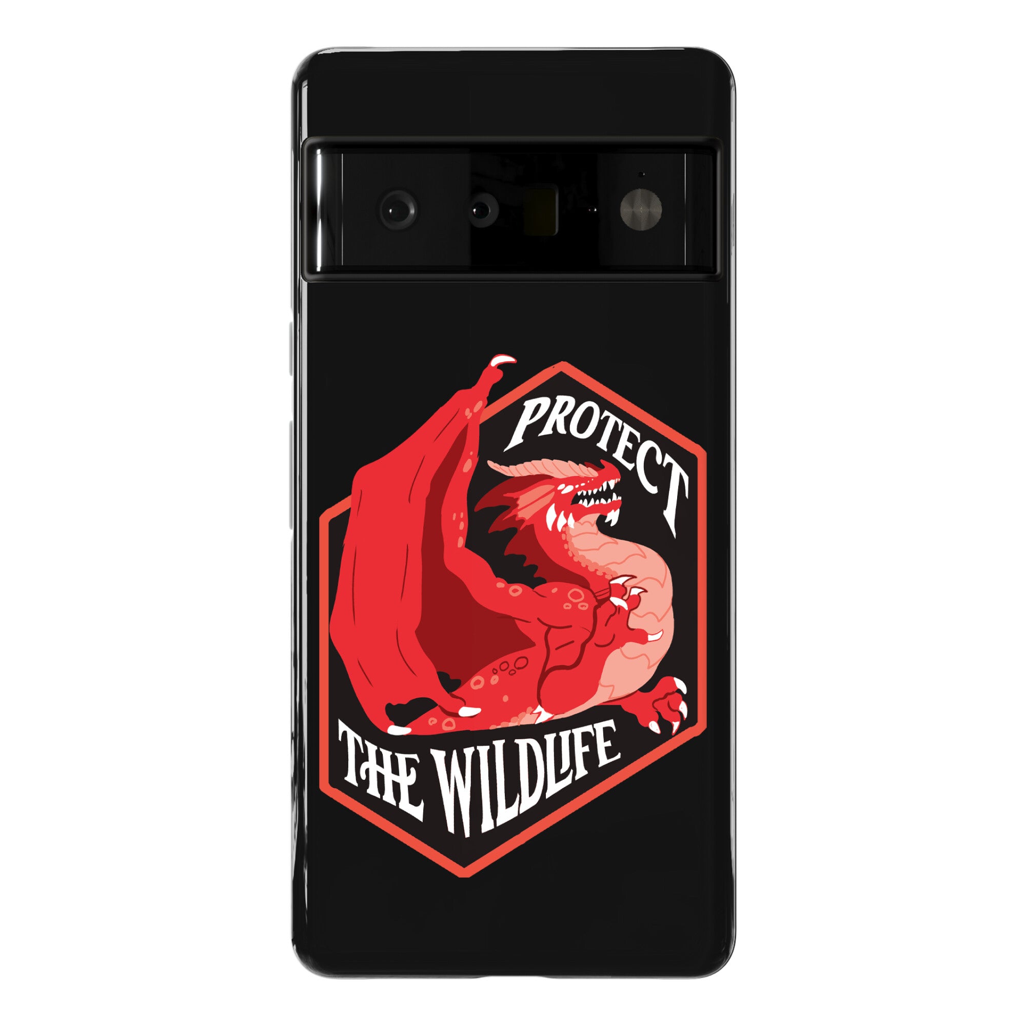 Protect The Wildlife Red Dragon Phone Case