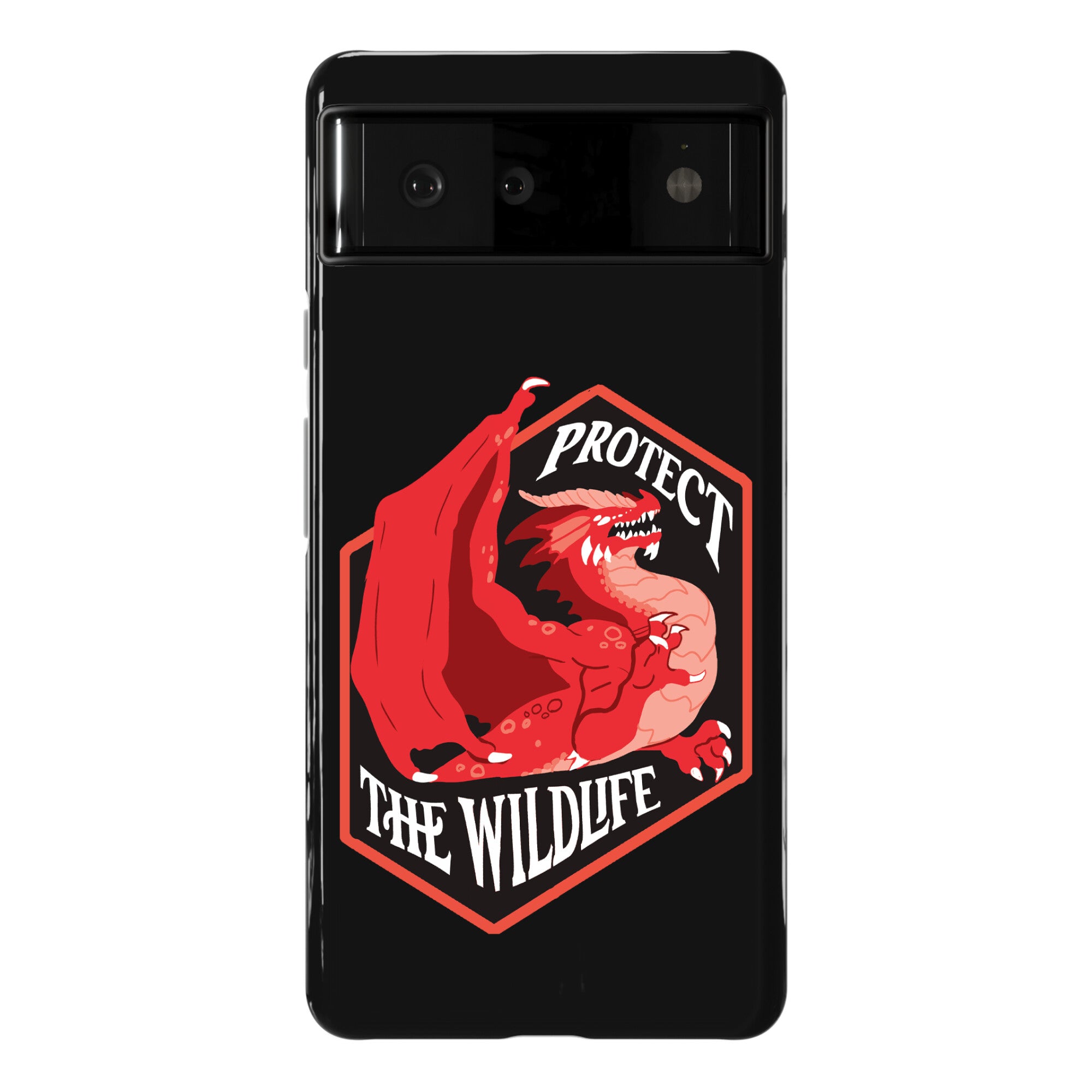 Protect The Wildlife Red Dragon Phone Case