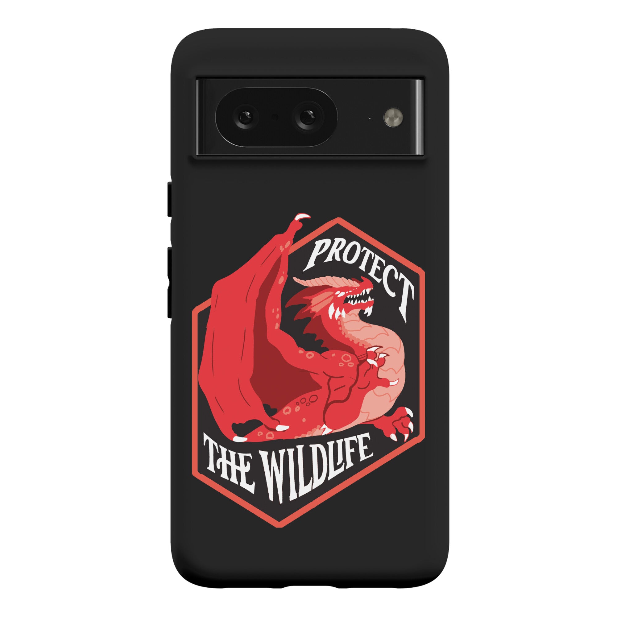 Protect The Wildlife Red Dragon Phone Case