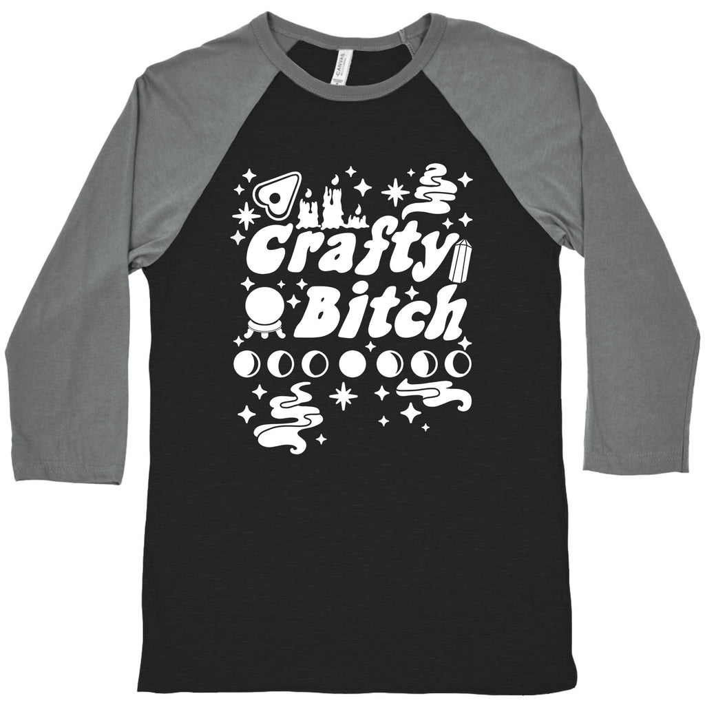 Crafty Bitch Baseball Tee