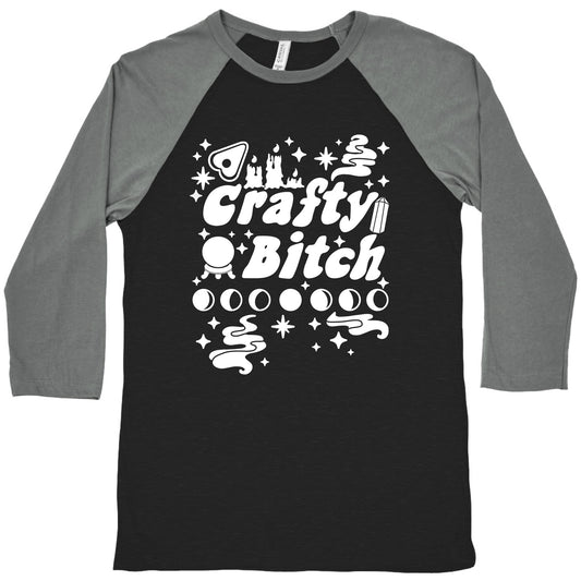 Crafty Bitch Baseball Tee