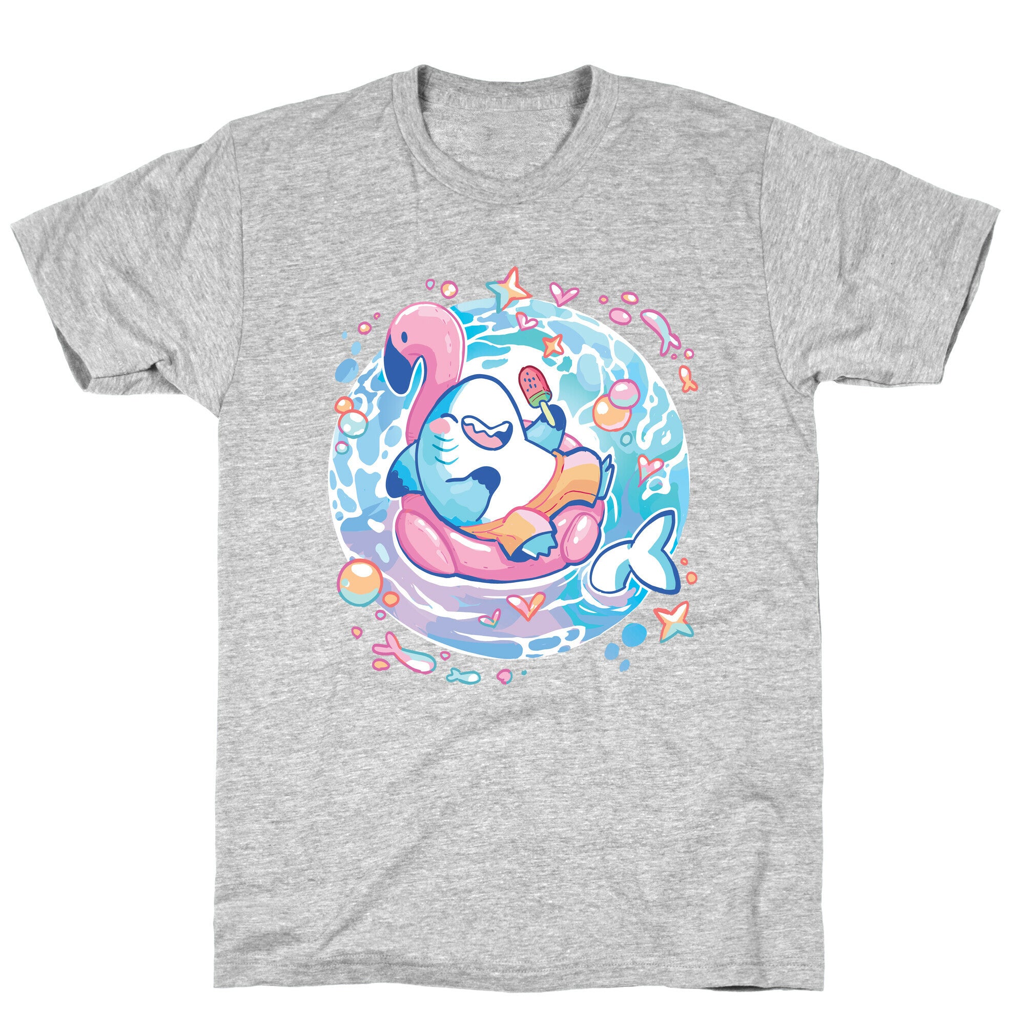 Kawaii Summer Shark T-Shirt