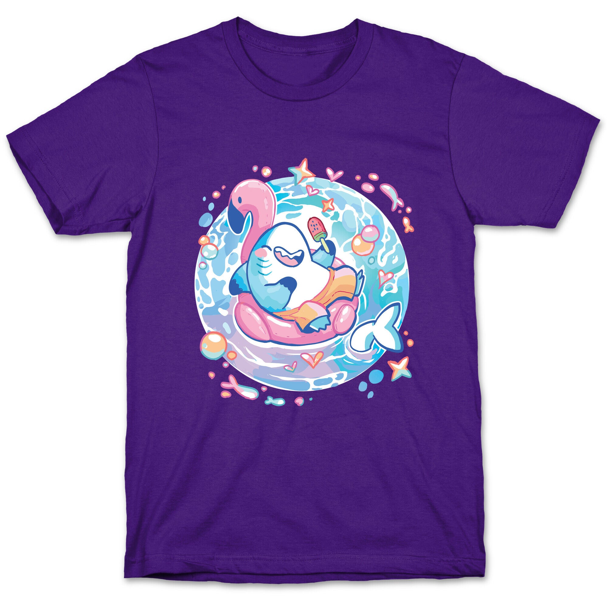 Kawaii Summer Shark T-Shirt