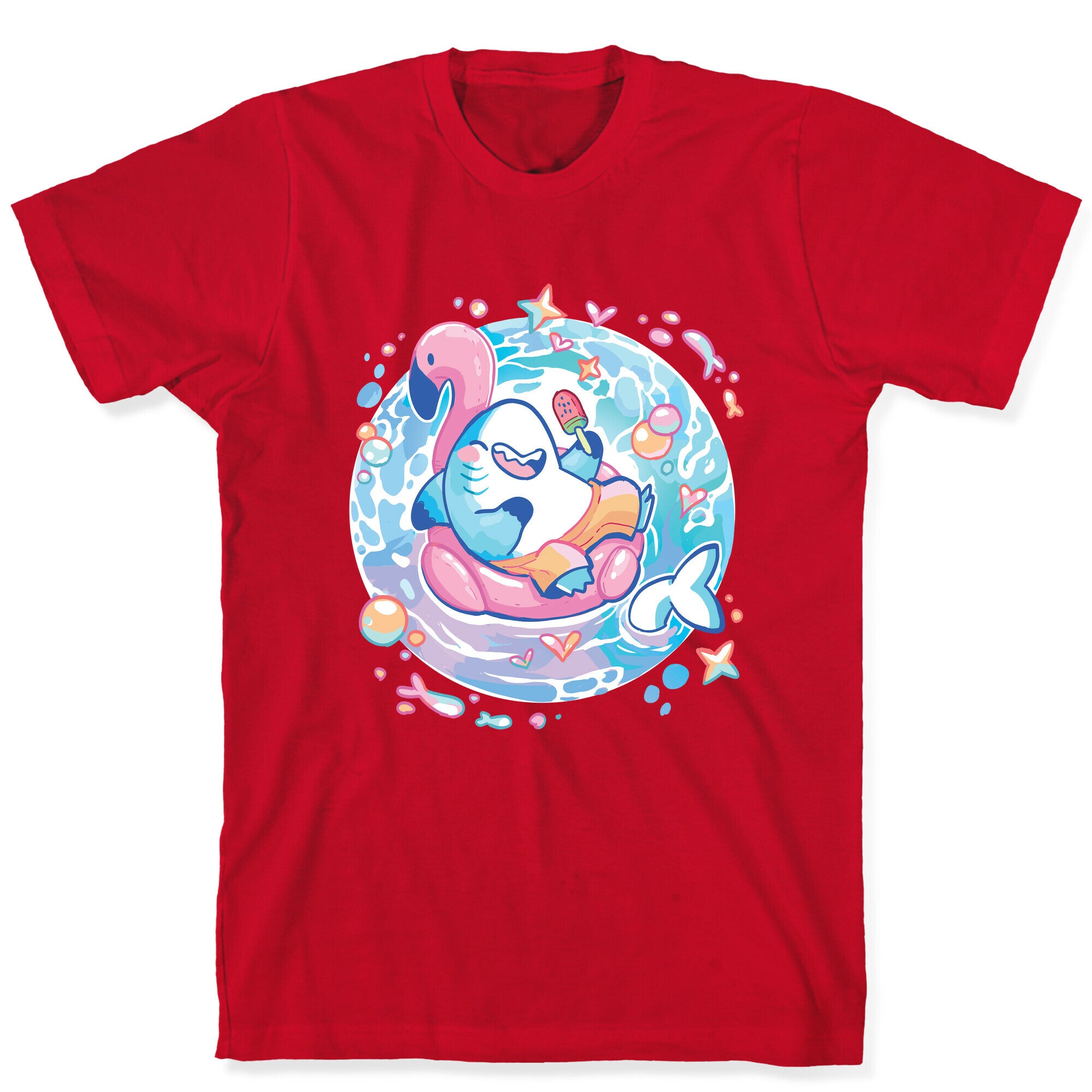 Kawaii Summer Shark T-Shirt