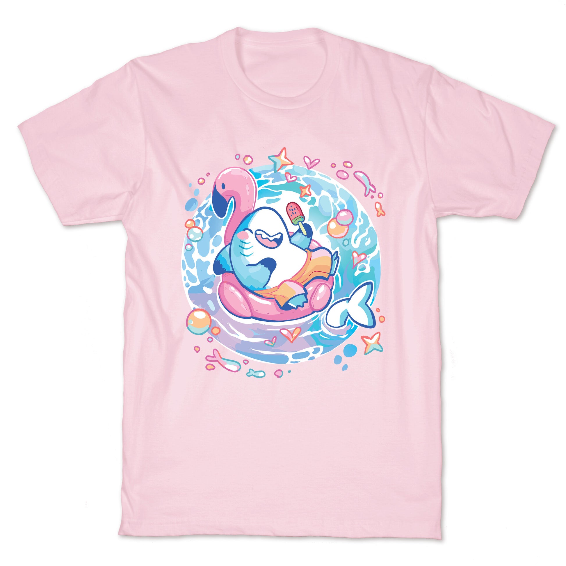 Kawaii Summer Shark T-Shirt