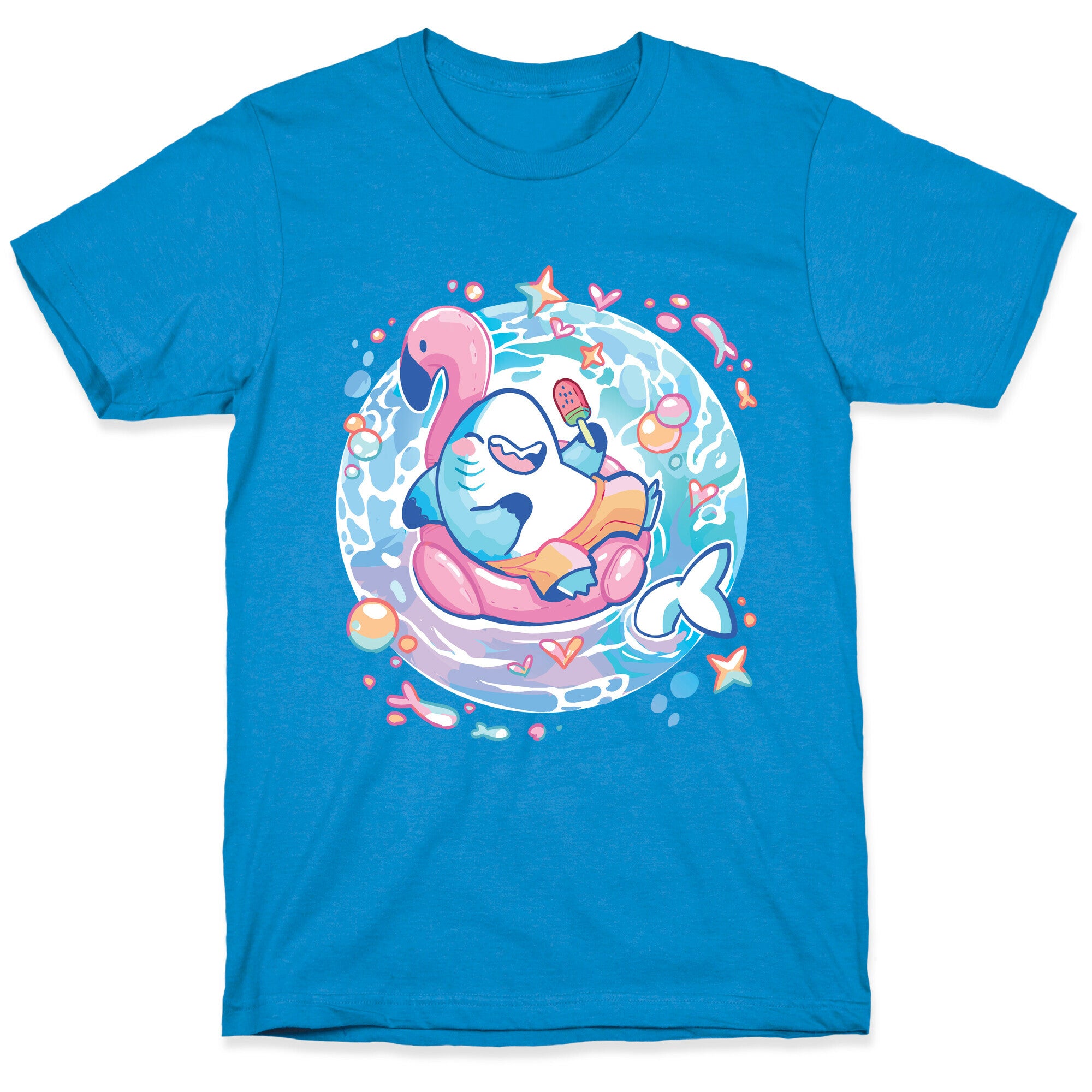 Kawaii Summer Shark T-Shirt