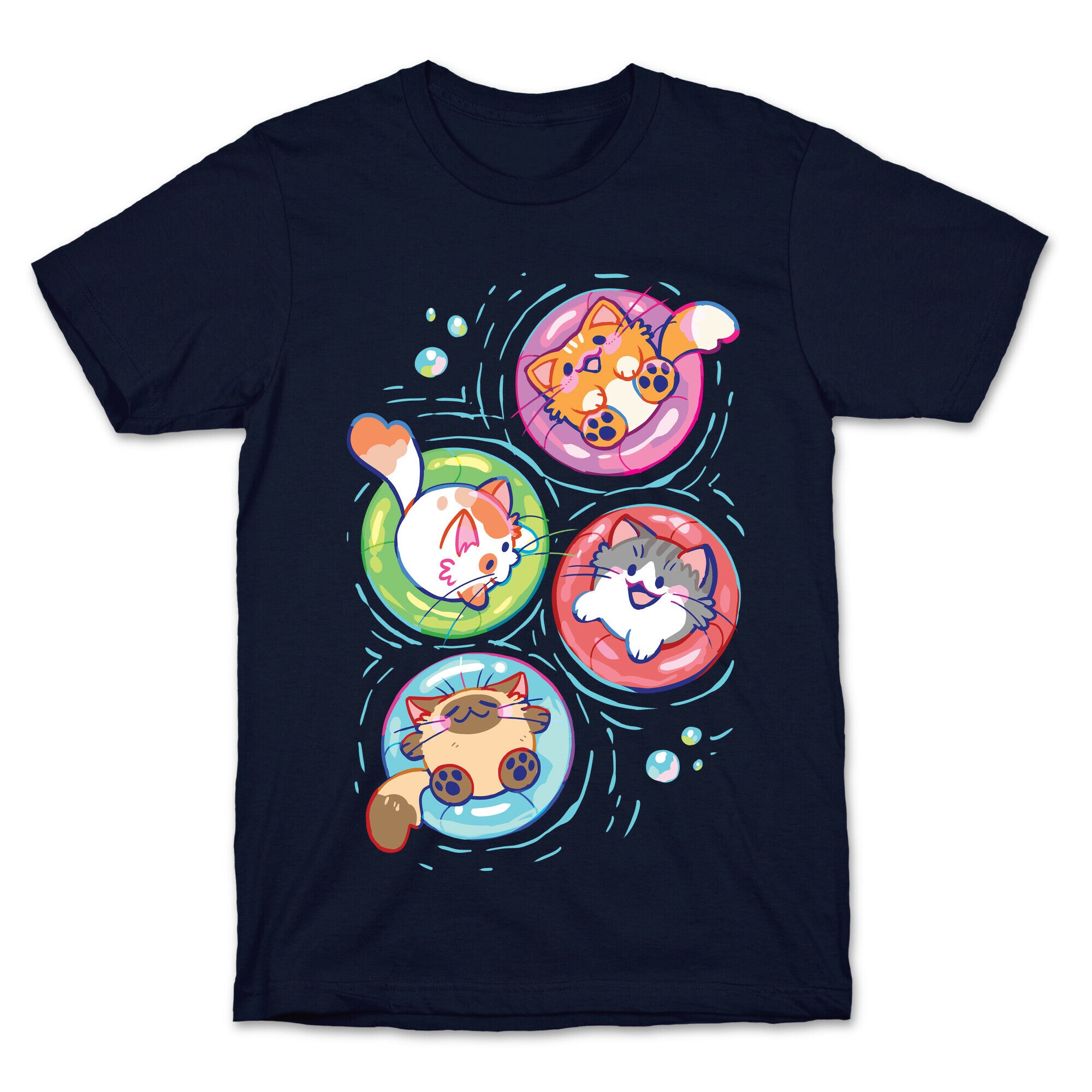 Pool Party Cats T-Shirt