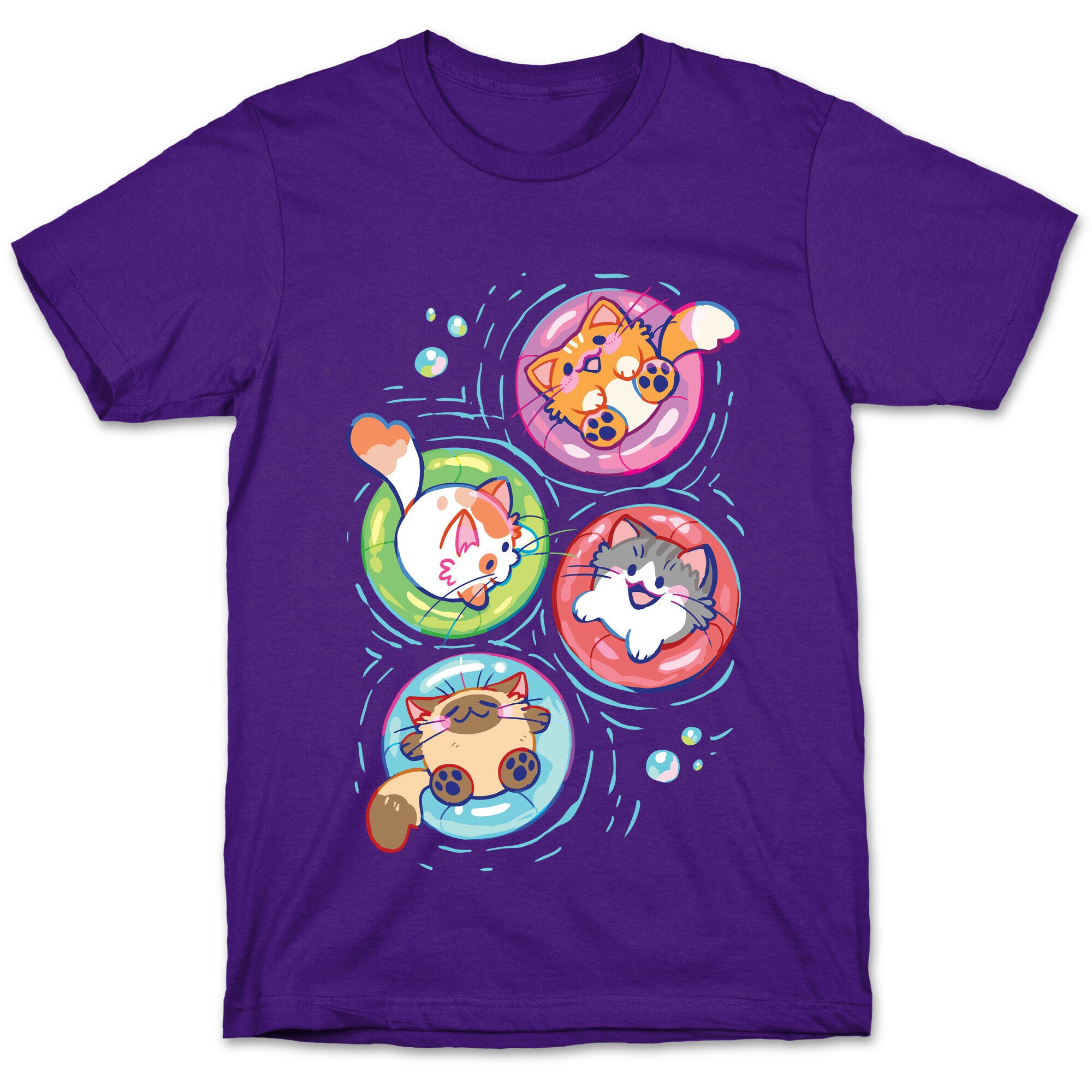 Pool Party Cats T-Shirt