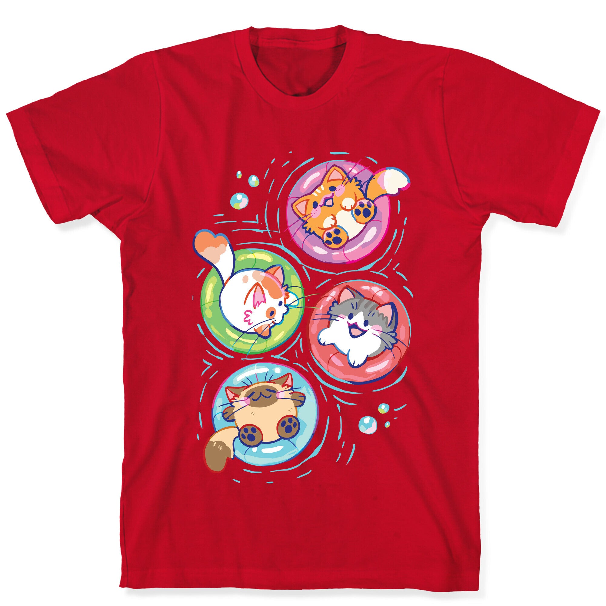 Pool Party Cats T-Shirt