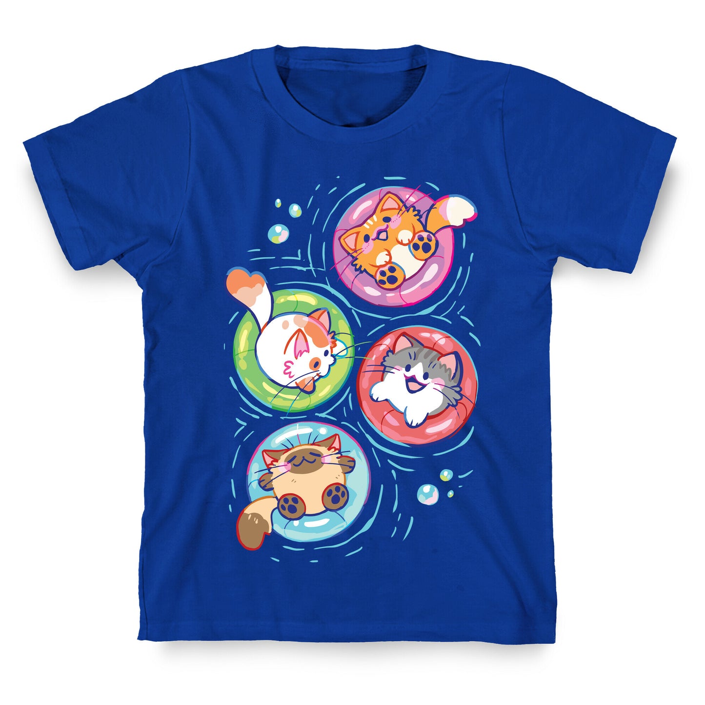 Pool Party Cats T-Shirt