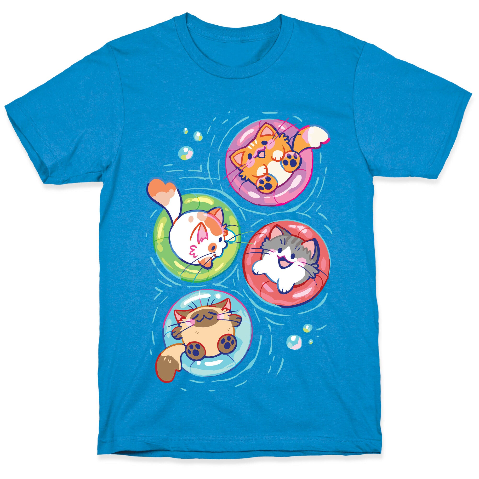 Pool Party Cats T-Shirt