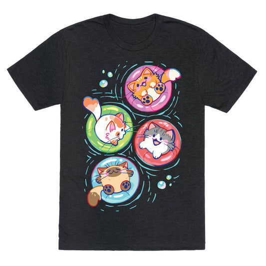 Pool Party Cats Unisex Triblend Tee