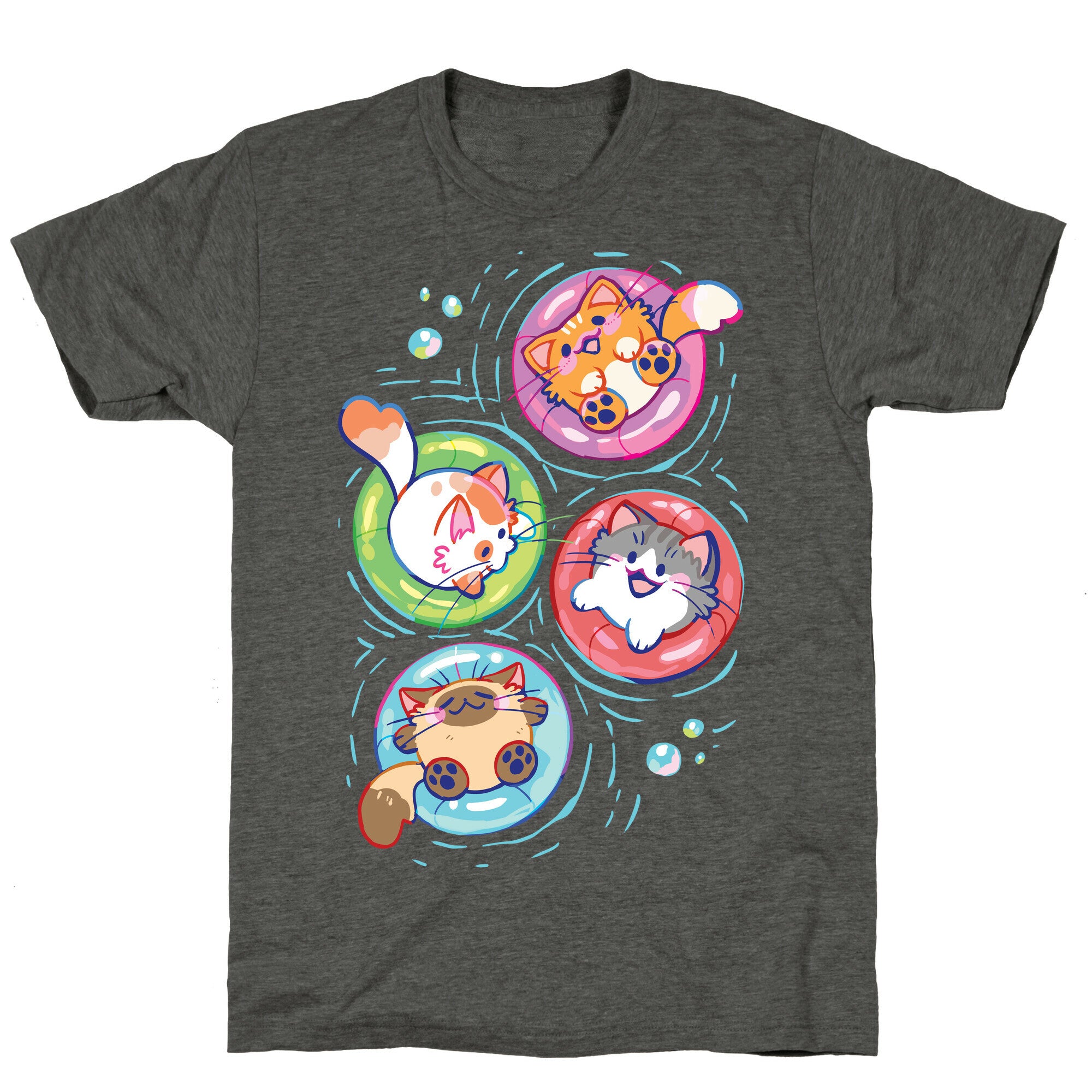 Pool Party Cats Unisex Triblend Tee