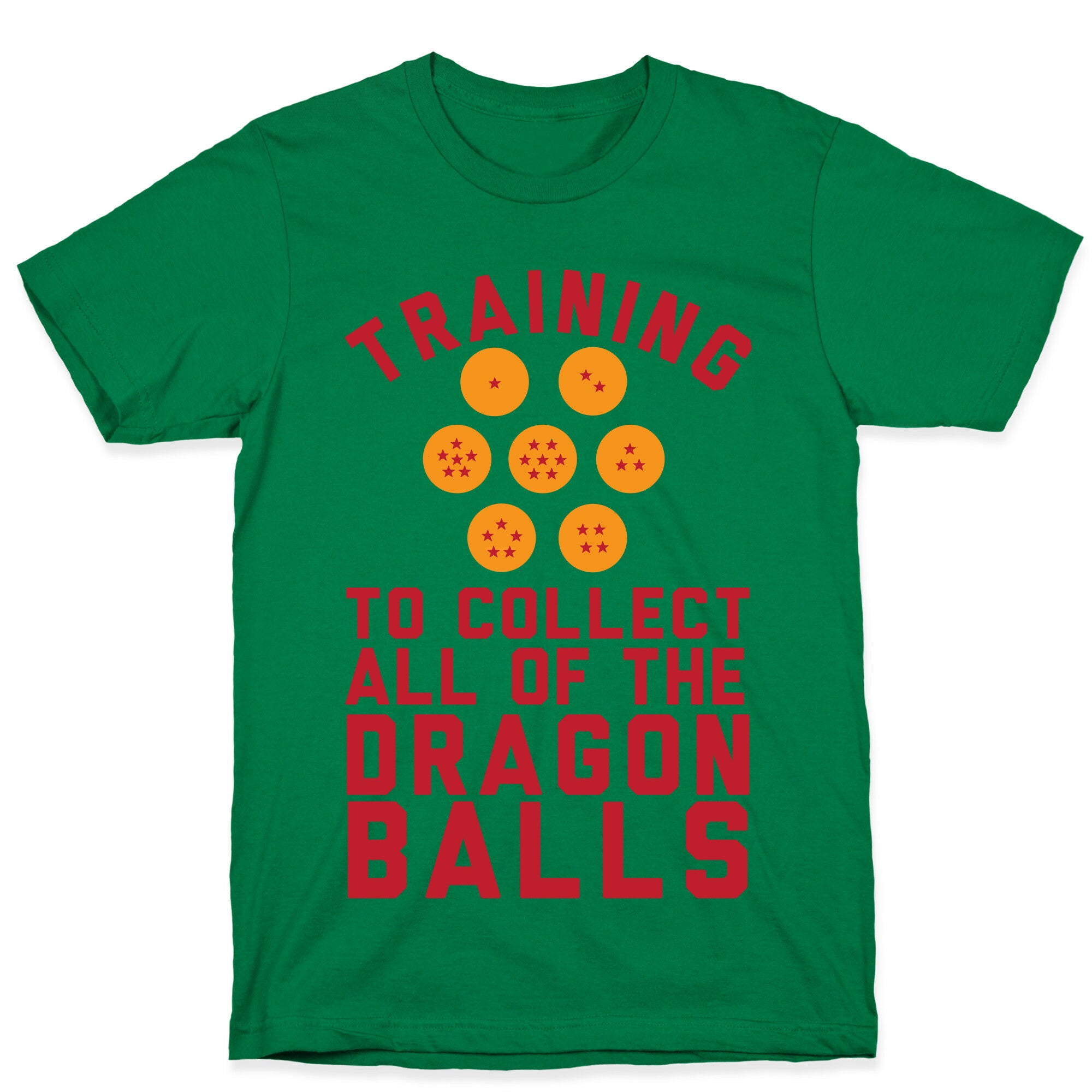 Training To Collect All Of The Dragon Balls T-Shirt