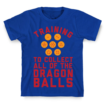 Training To Collect All Of The Dragon Balls T-Shirt