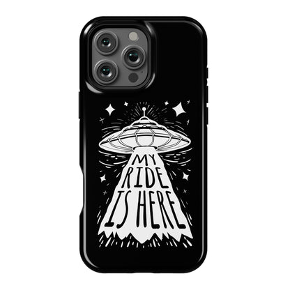 My ride Is Here Phone Case