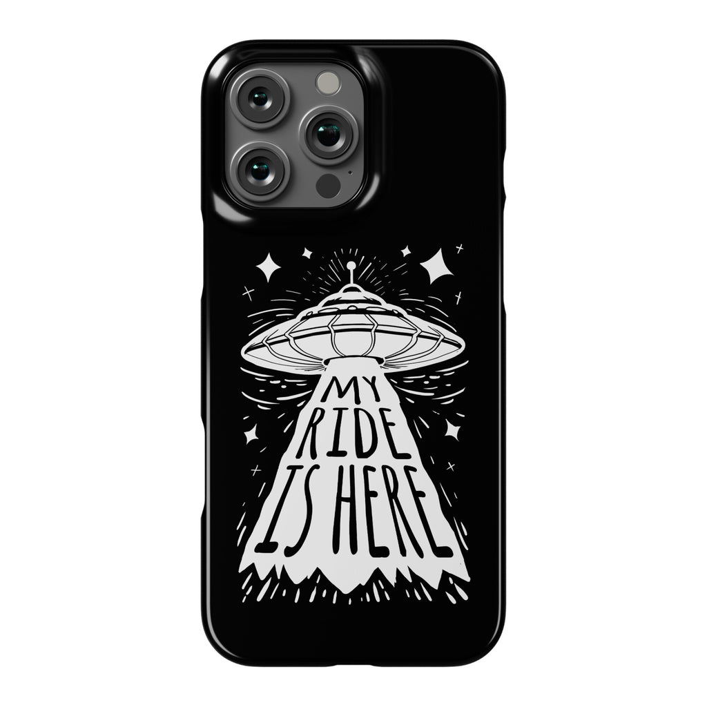 My ride Is Here Phone Case