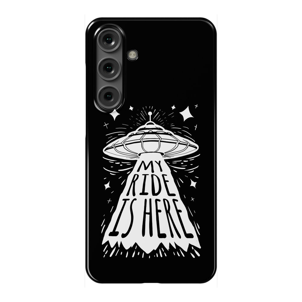 My ride Is Here Phone Case