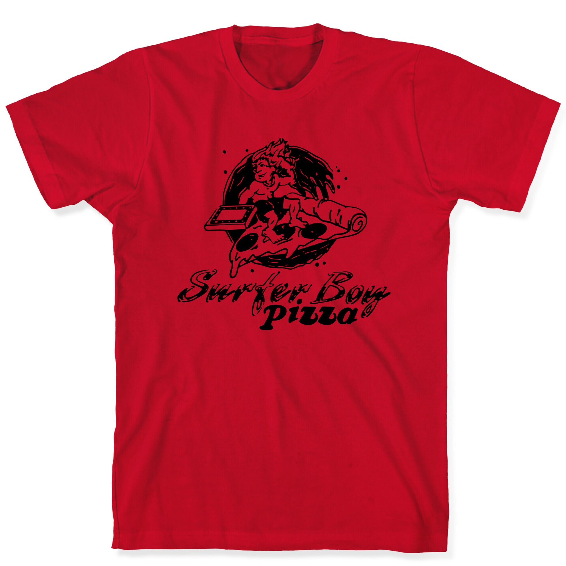 Surfer Boy Pizza T-Shirt