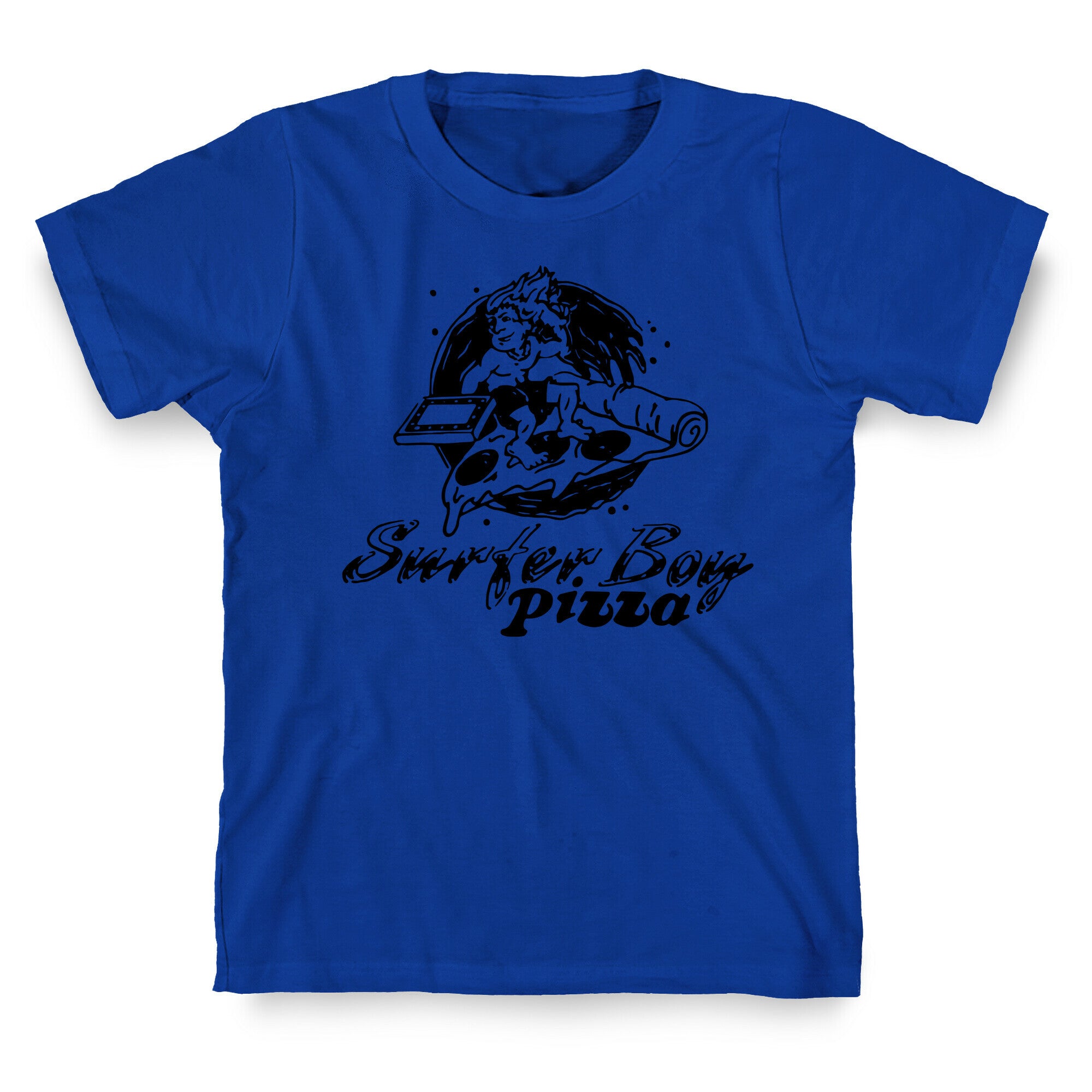 Surfer Boy Pizza T-Shirt