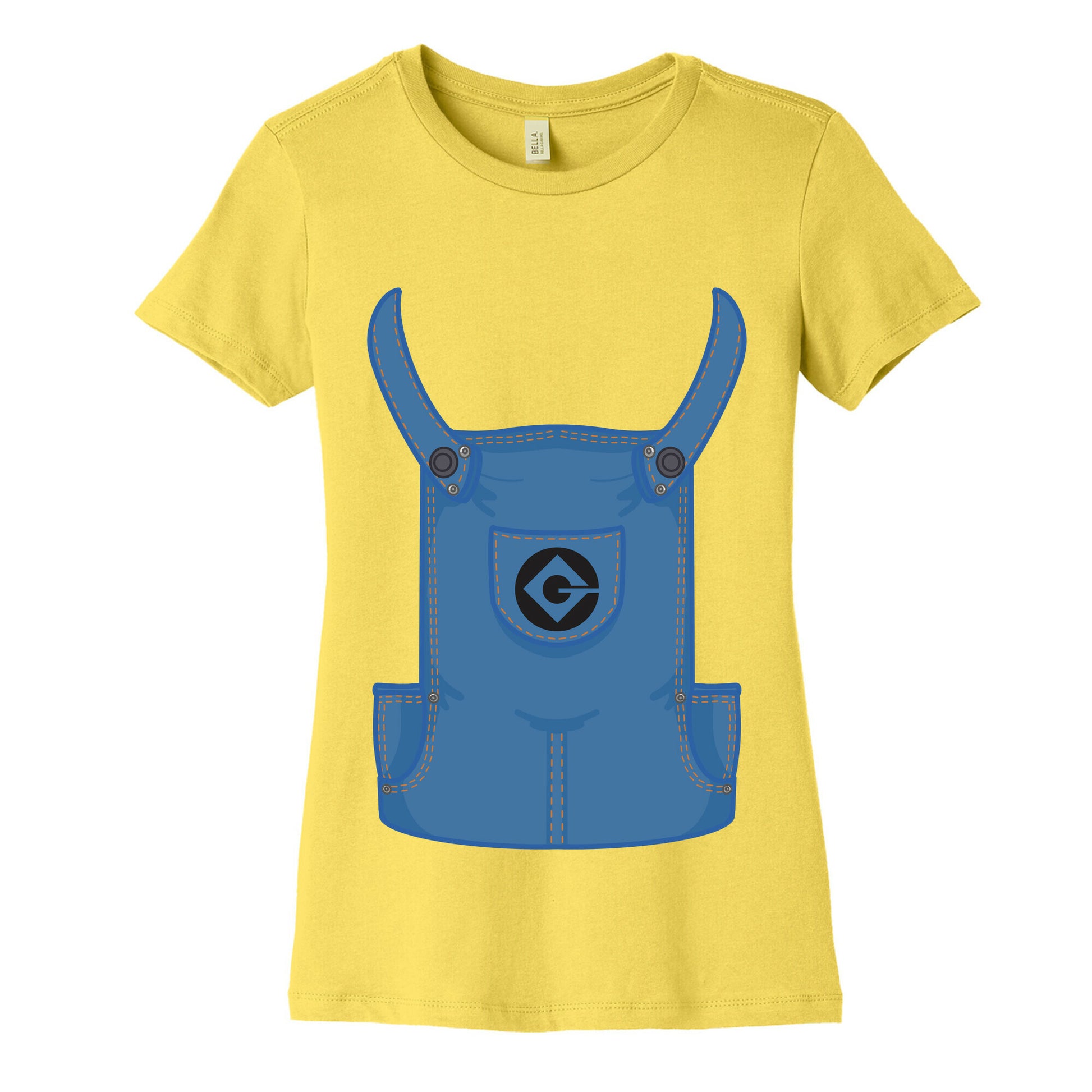 Minion Overalls Costume  Women's Cotton Tee