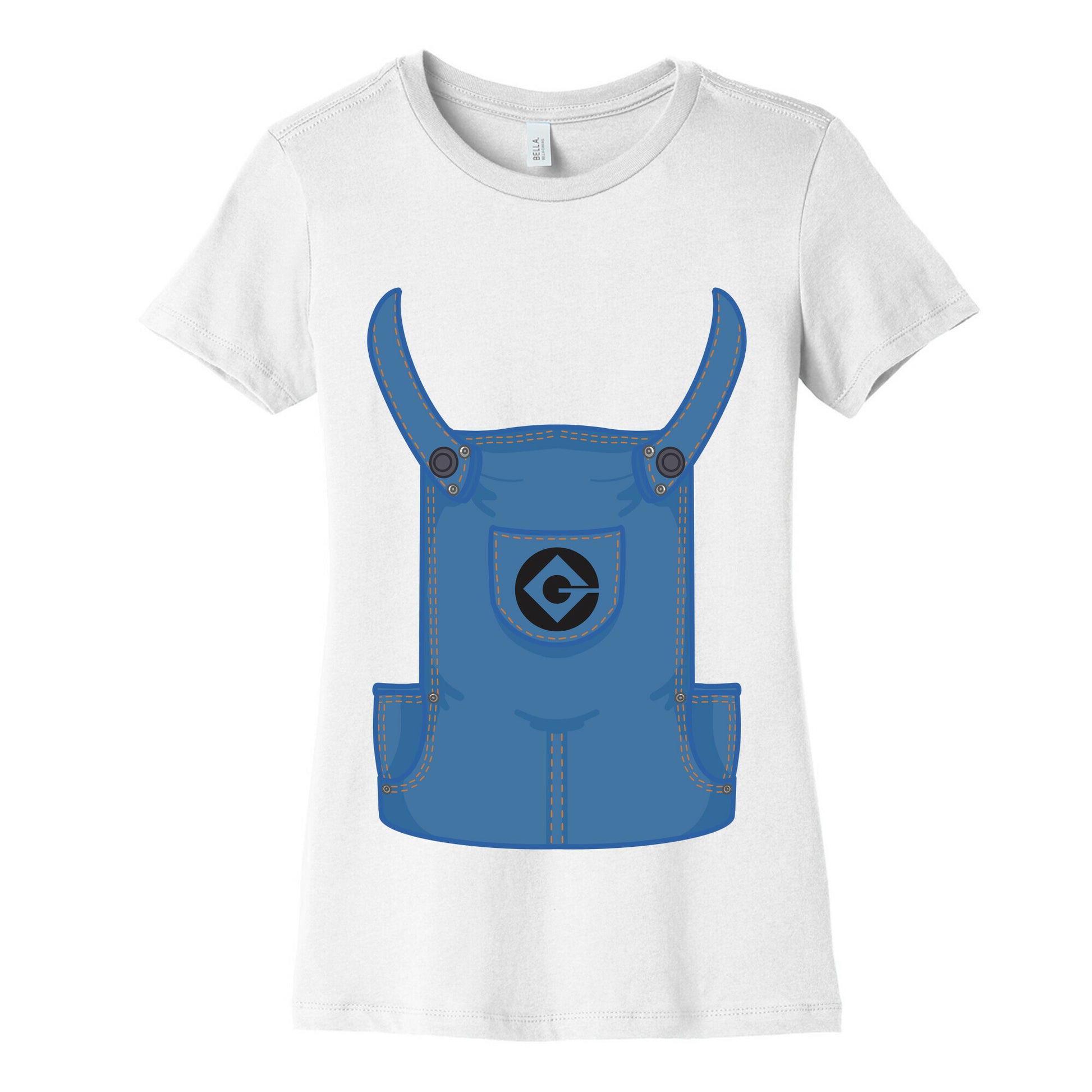 Minion Overalls Costume  Women's Cotton Tee