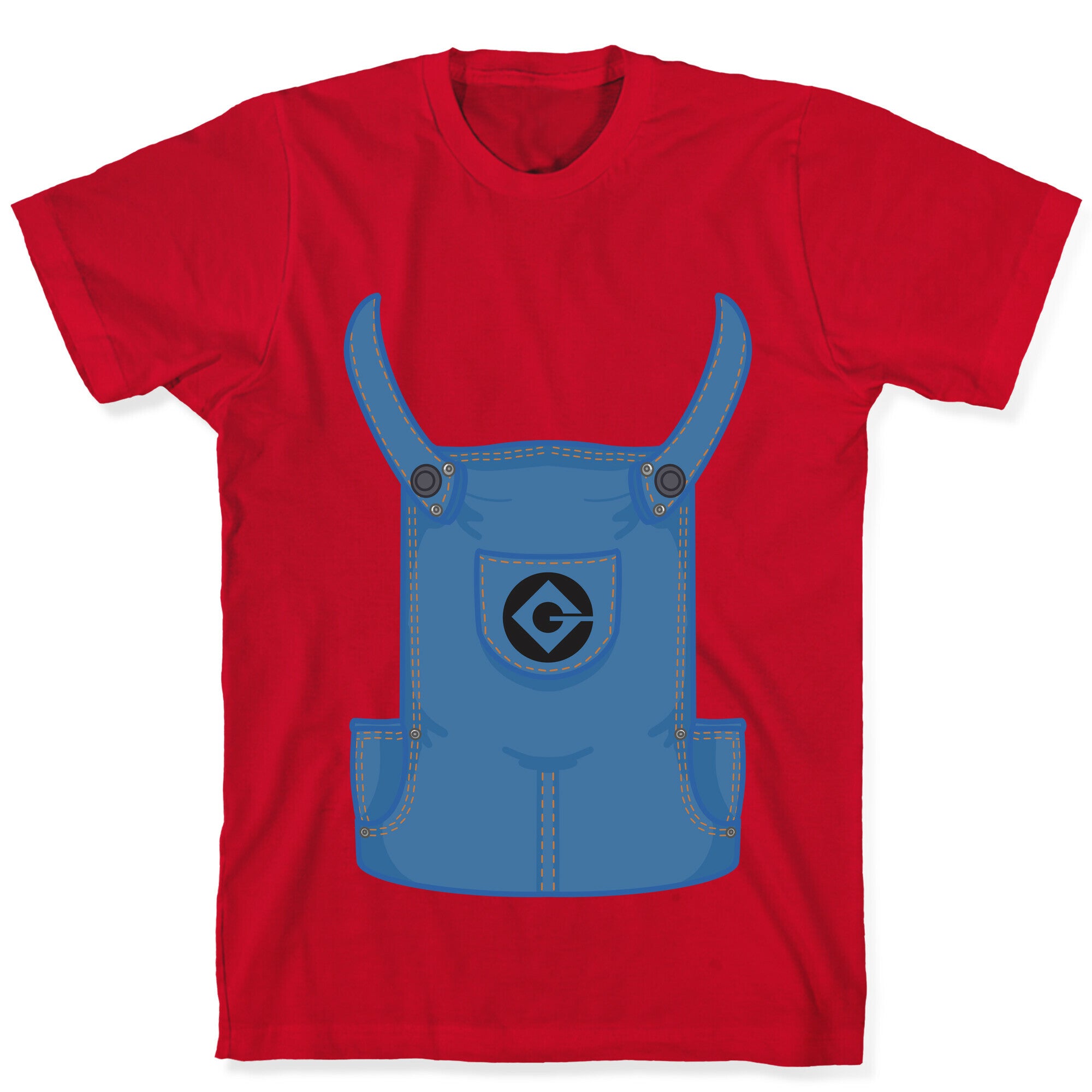 Minion Overalls Costume  T-Shirt