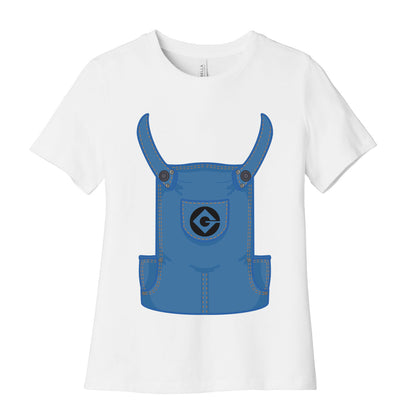 Minion Overalls Costume  Women's Cotton Tee