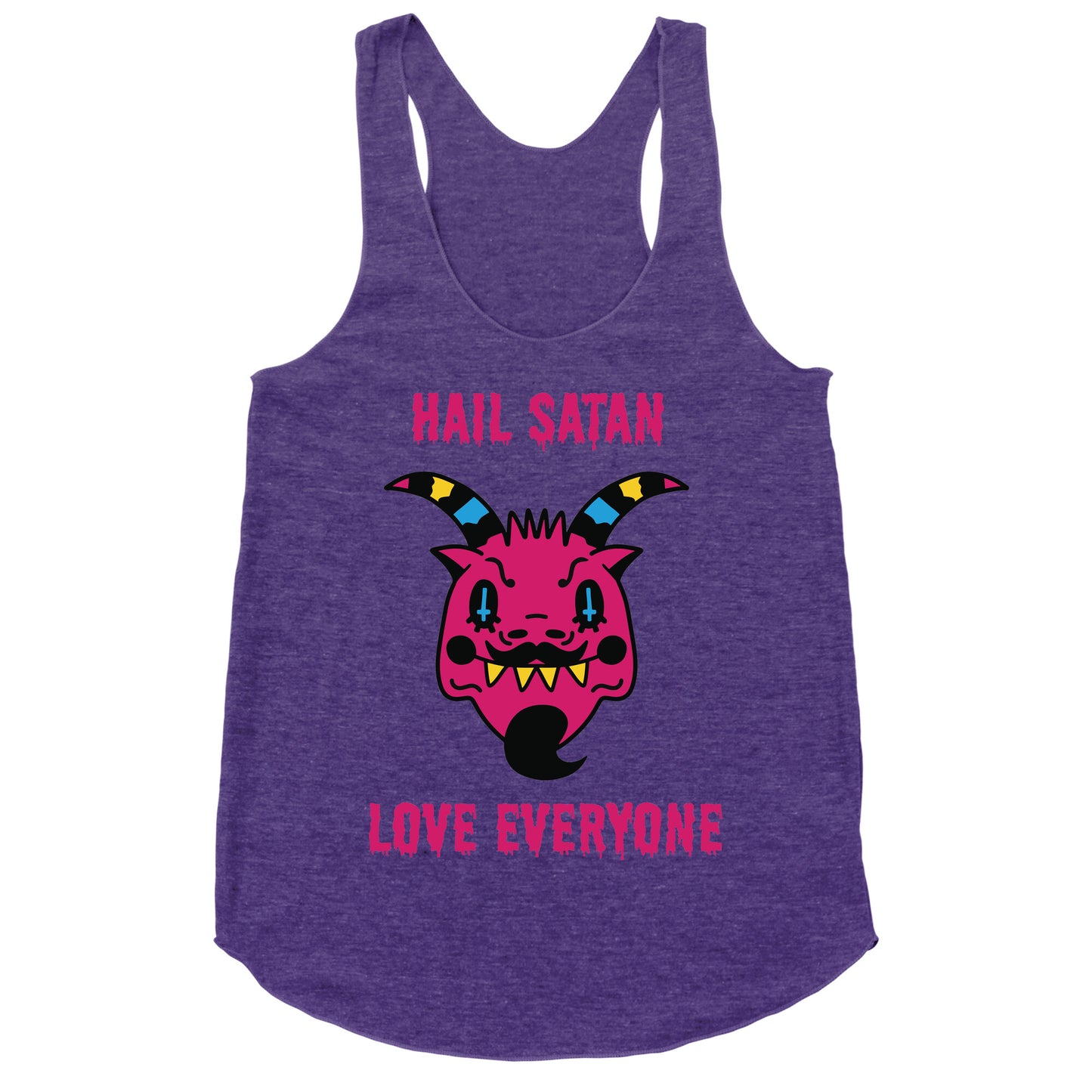 Pansexual Satan Racerback Tank