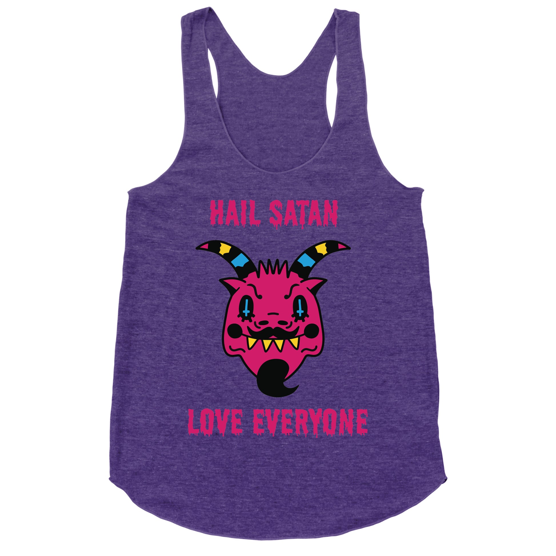 Pansexual Satan Racerback Tank