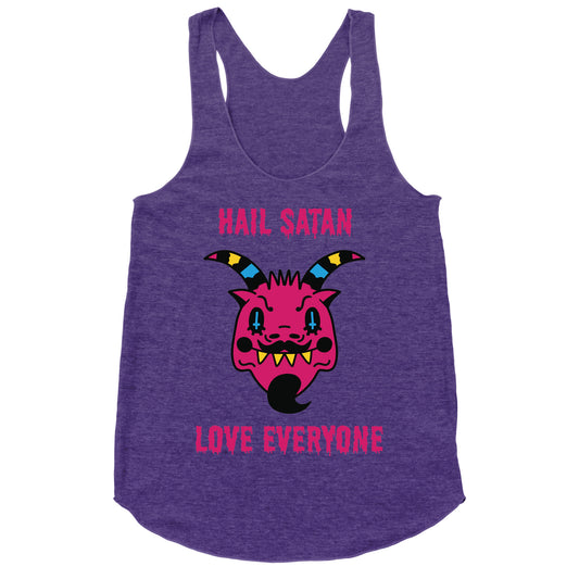 Pansexual Satan Racerback Tank