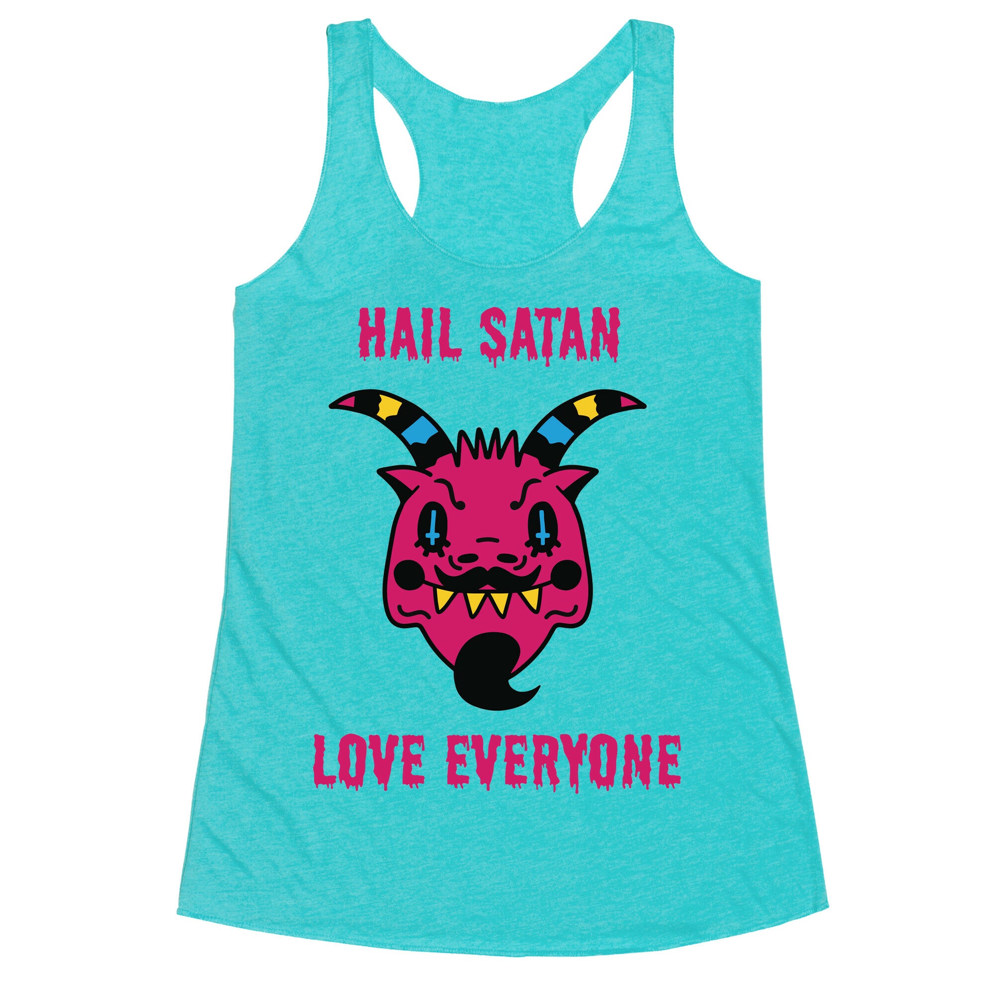 Pansexual Satan Racerback Tank