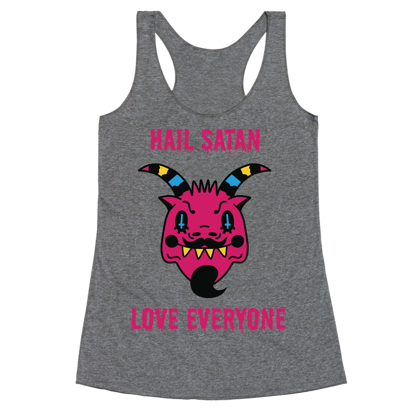 Pansexual Satan Racerback Tank