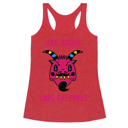 Pansexual Satan Racerback Tank