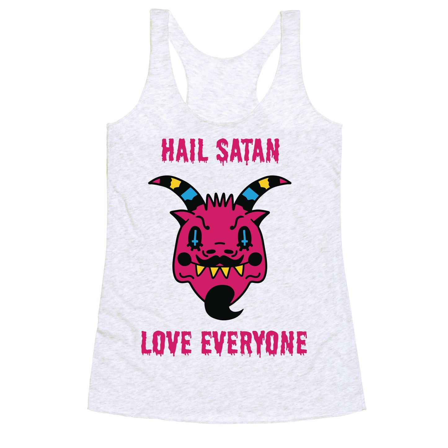 Pansexual Satan Racerback Tank