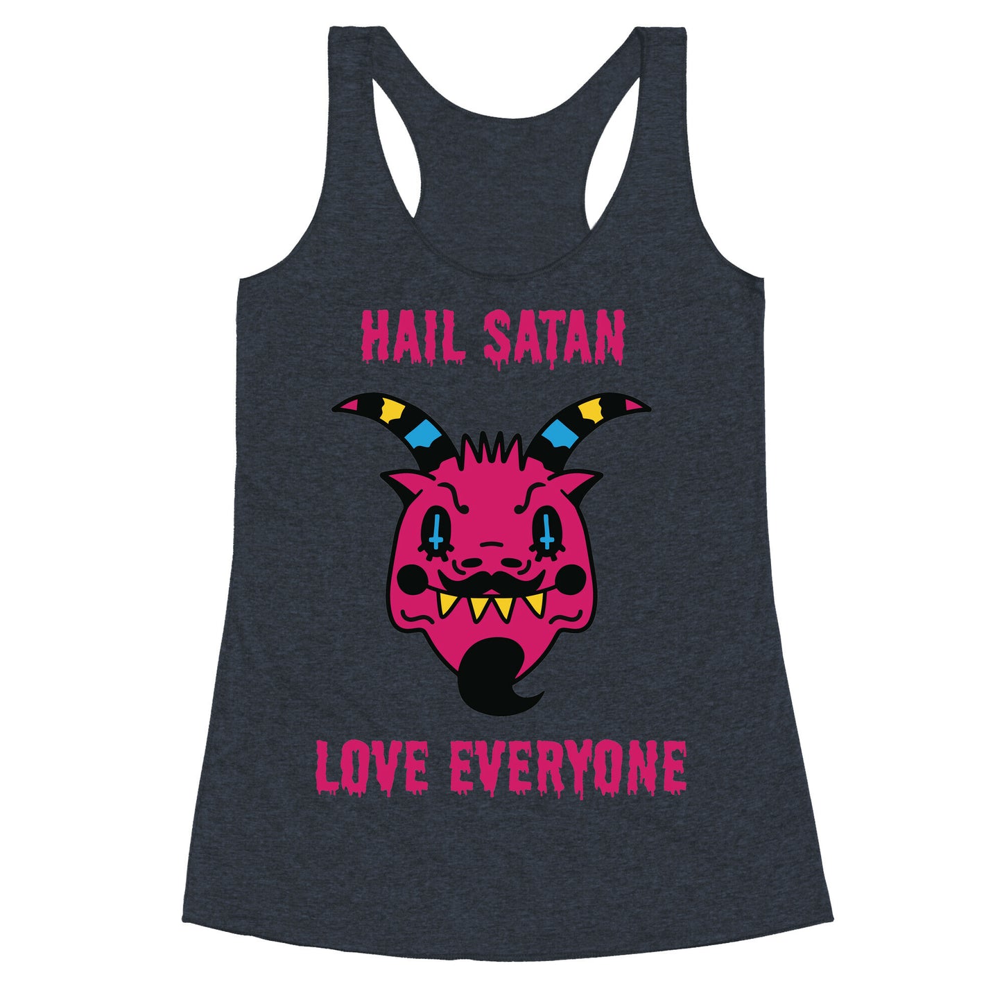 Pansexual Satan Racerback Tank