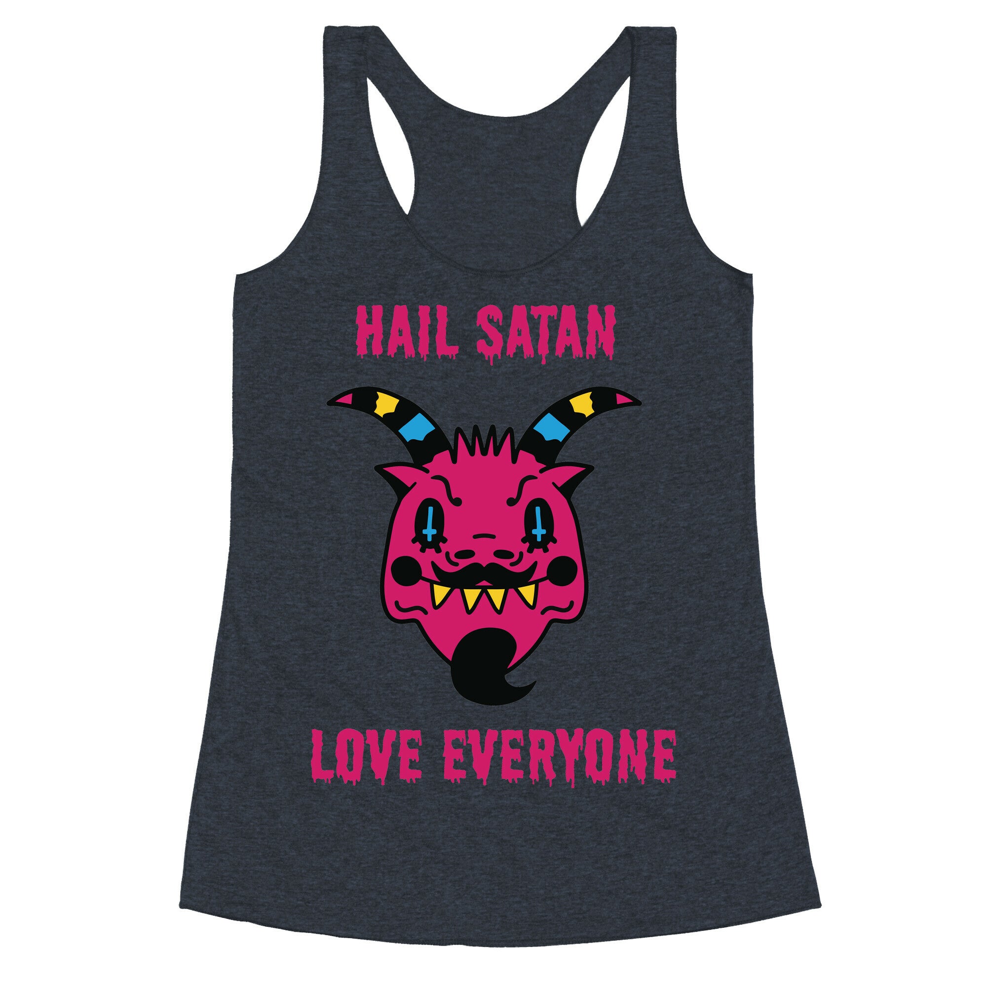 Pansexual Satan Racerback Tank