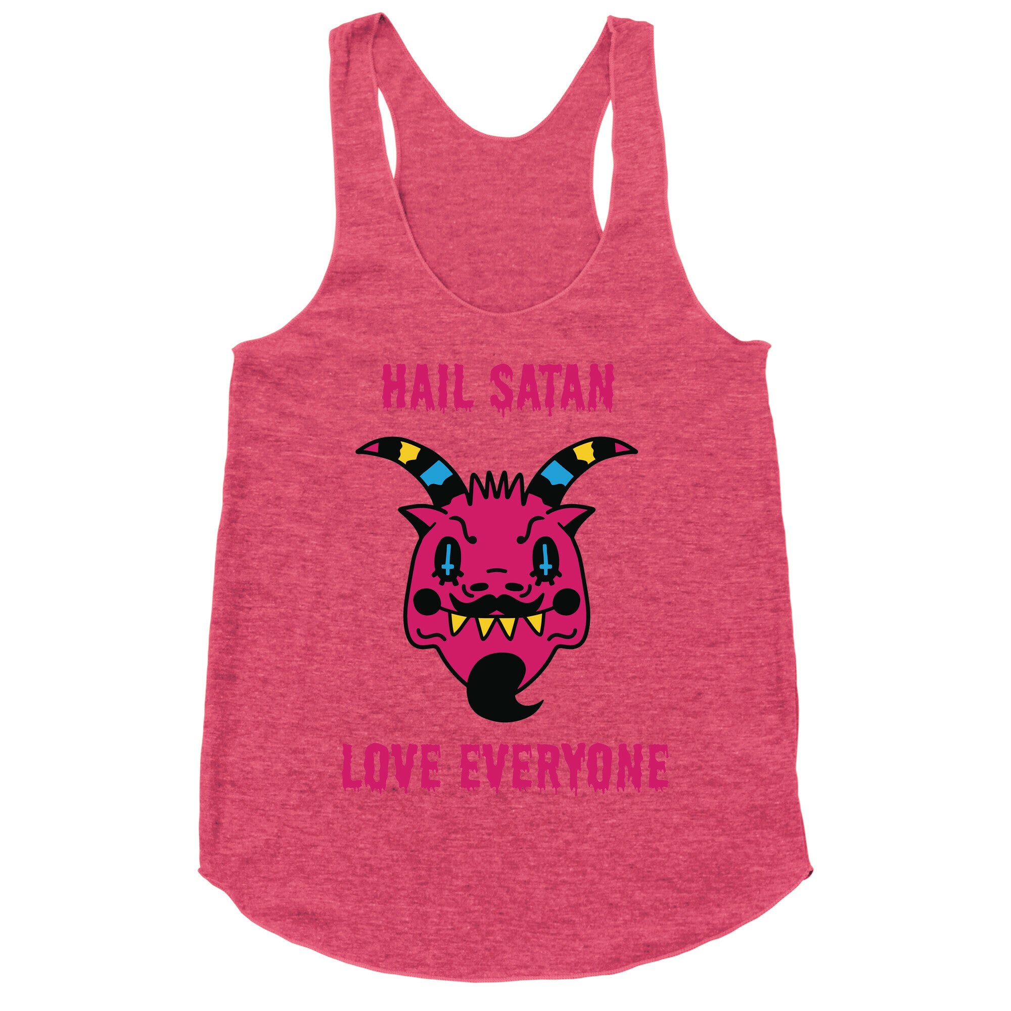 Pansexual Satan Racerback Tank