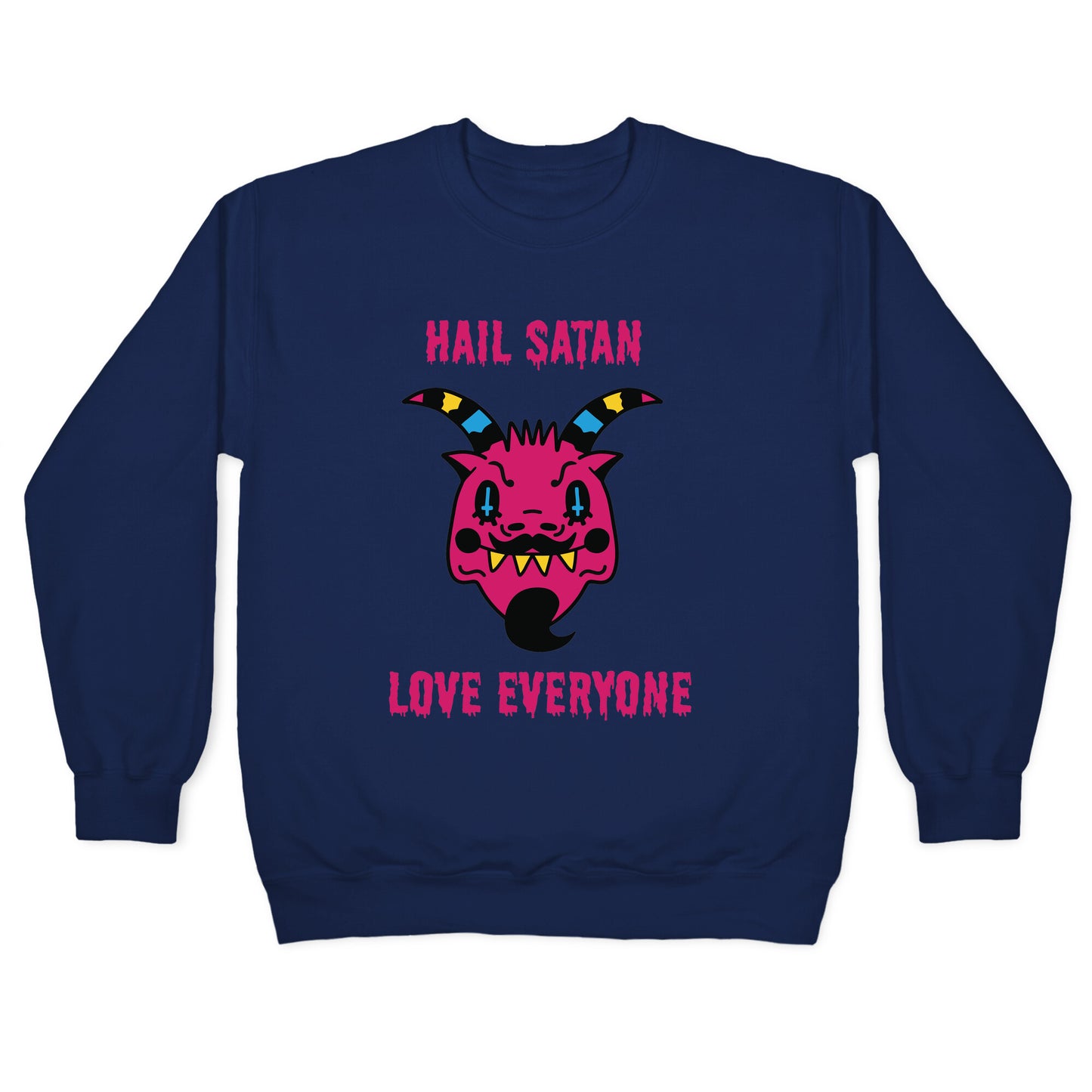 Pansexual Satan Crewneck Sweatshirt